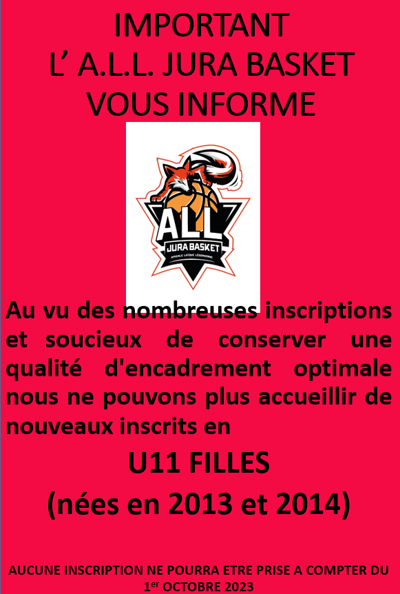 Fin inscriptions U11 F