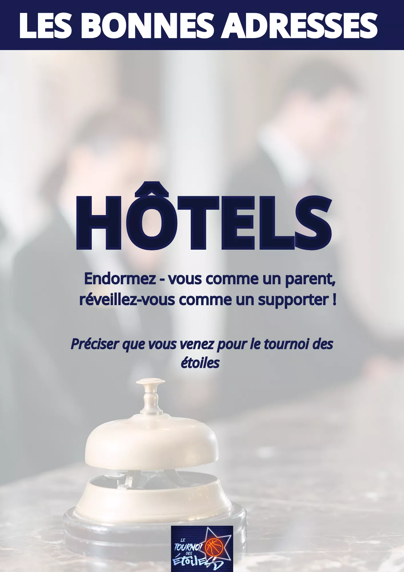 Les hôtels partenaires du TDE