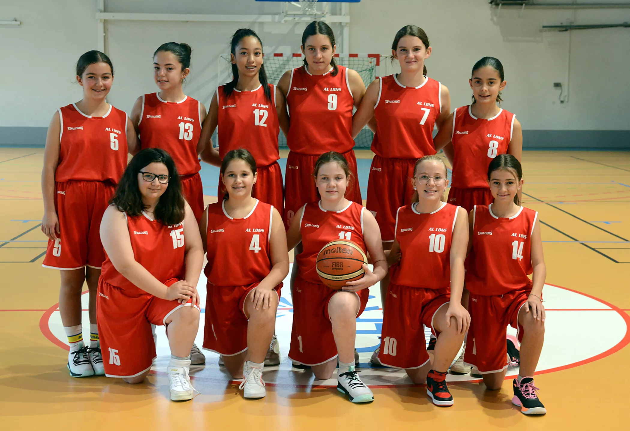 Equipe U13F ALL Jura basket