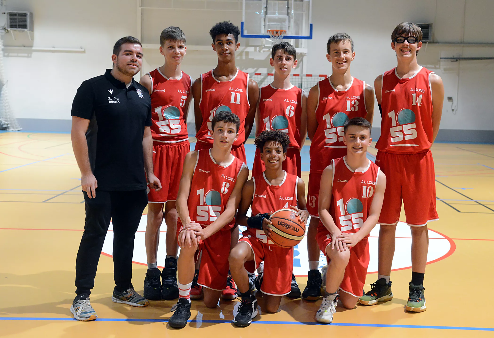 Equipe U15 Région de l'ALL Jura Basket