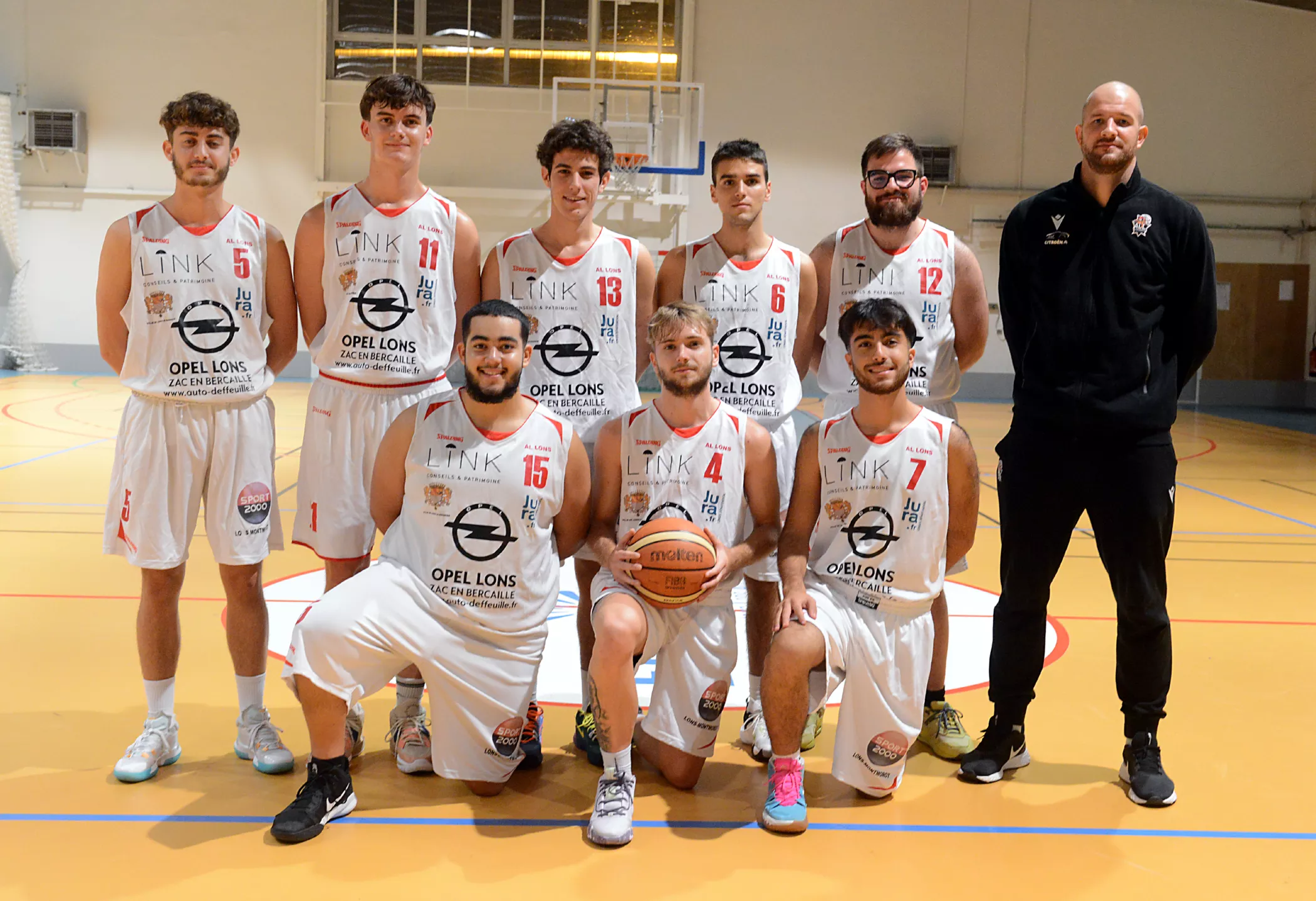 3ème équipe Garçon Séniors de L'ALL Jura Basket