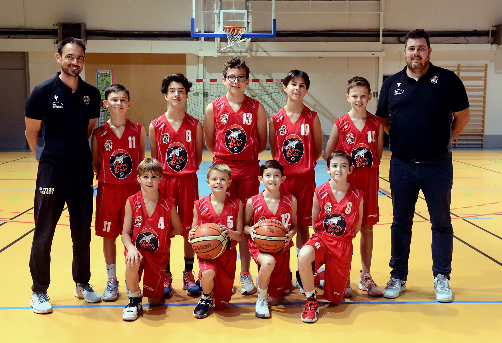 Equipe U13 Région de l'ALL Jura Basket