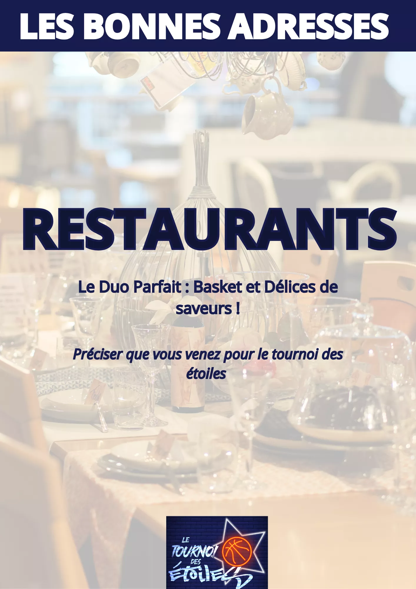 Les restaurant du TDE