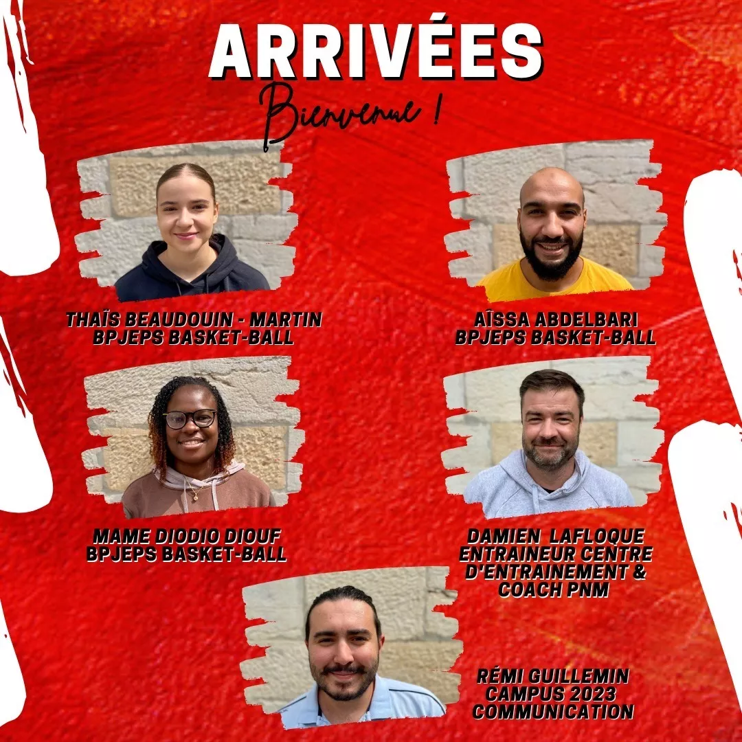 Arrivées Encadrement ! 