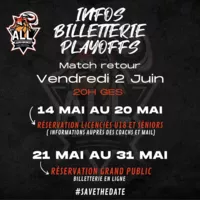 Prévente Billetterie PlayOffs ! 