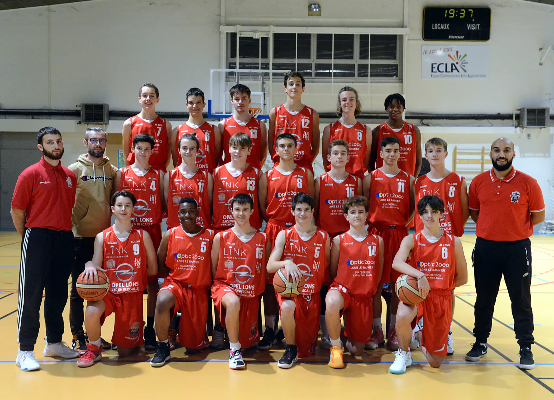Equipe U17 Lons le Saunier ALL Jura Basket
