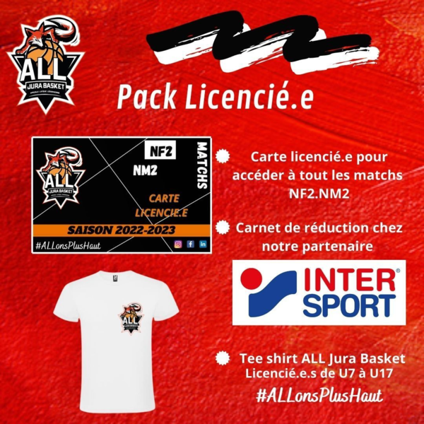 Pack Licencié.e ! 