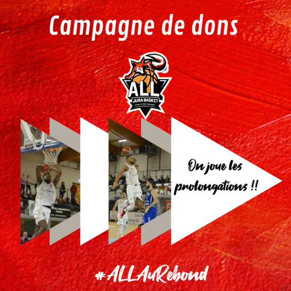 La Campagne de Dons ALL Jura Basket joue les prolongations ! 