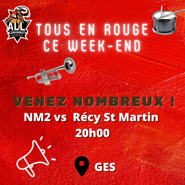 Tous en Rouge ce week-end ! 